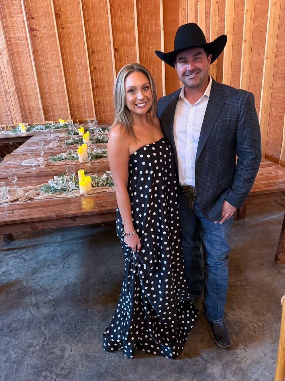 Show Me Your Mumu: Black Polka Dot Strapless Maxi Dress